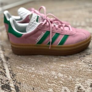 Pink and Green Women's Sneakers